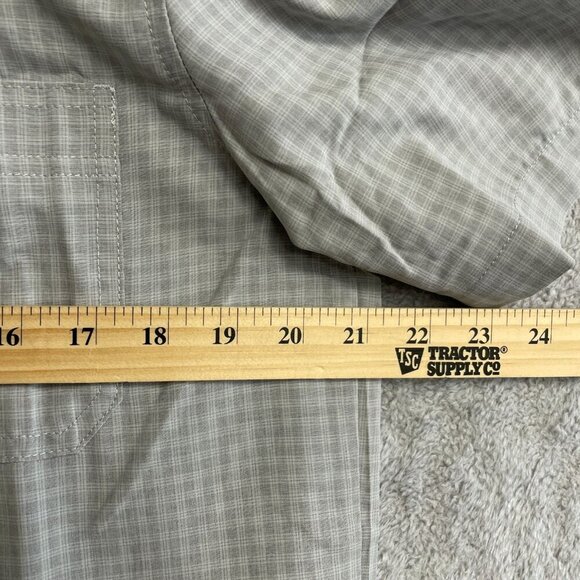 NEW Orvis Men's S Short Sleeve Tech Shirt Gray Plaid UPF 30+ Outdoor Short Sleev - Picture 6 of 10